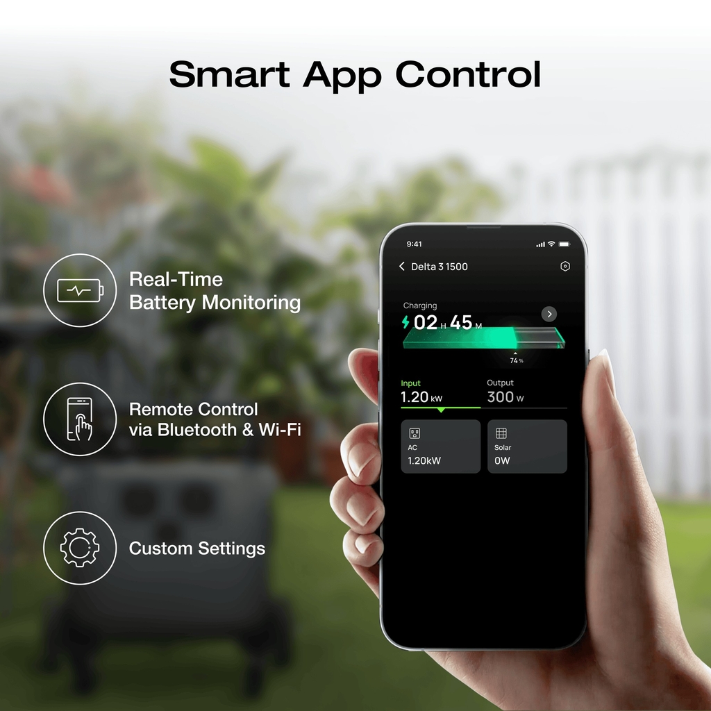 Trạm Sạc EcoFlow Delta 3 1500 | 1536Wh 1800W | Chính Hãng Full VAT