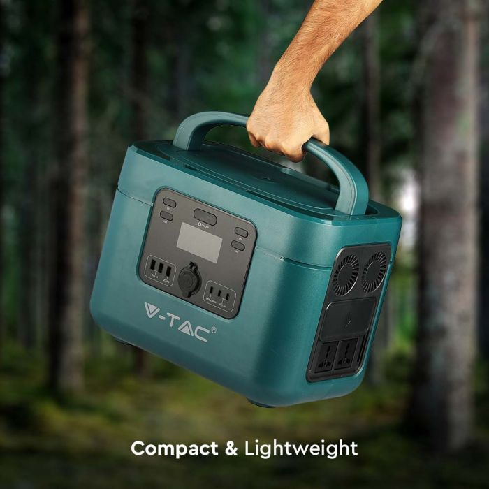 Trạm Sạc Điện Di Động V-TAC VT-1001 | 1000W, Dung Lượng 1050Wh, Pin LiFePO4