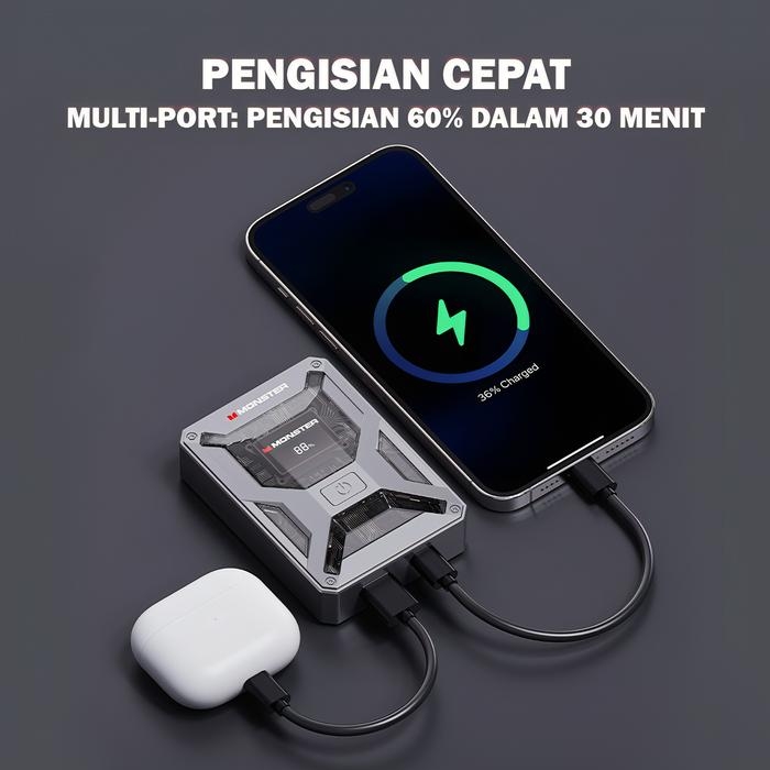 Pin dự phòng Monster King Power PD1008 10000mAh