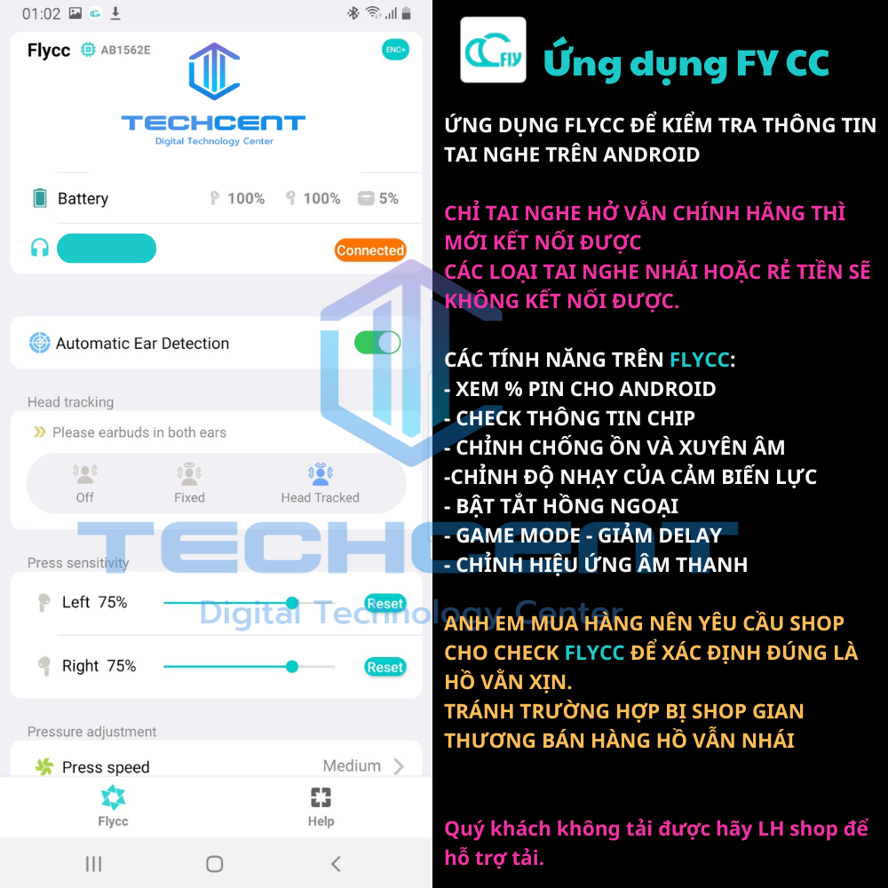 Tai Nghe Gen 4 Hổ Vằn 1571AM ANC 45dB (Mới Ra Mắt)