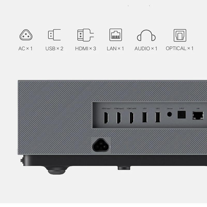 Máy chiếu siêu gần Laser Fengmi Formovie T1 4K Ultra HD 2800ANSI Hàng OpenBox Chưa Sử Dụng Nội Địa Có Tiếng Việt