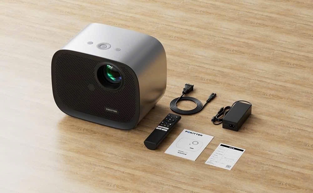 Máy Chiếu Thông Minh Pokitter K1S Full HD 1080P Android TV 450 ANSI, Tự Động Lấy Nét