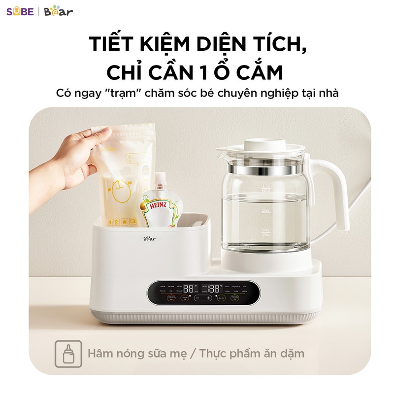 Máy đun nước và hâm sữa tiệt trùng Bear WW-5H12V78 Chính Hãng
