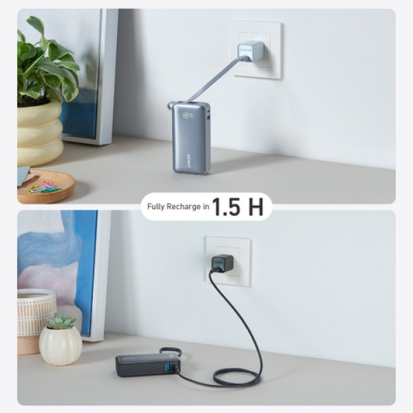 Pin Dự Phòng Anker Nano 10000 30W (Built-In USB-C Connector) - A1259