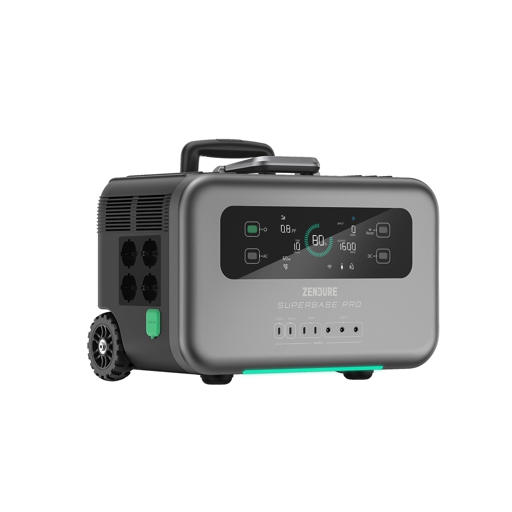 Trạm Sạc Zendure SuperBase Pro 1500 2000W 1440Wh LiFePO4, UPS, Sạc Nhanh 1800W