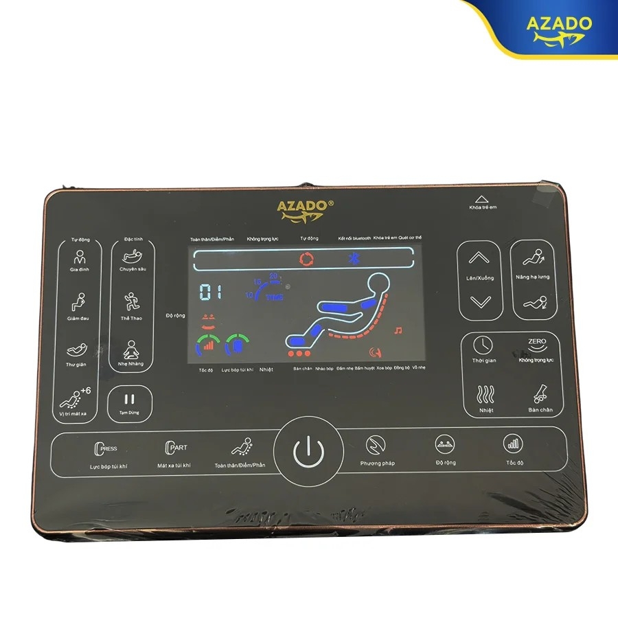 Ghế Massage Cao Cấp AZADO Keiko-29 Đen 4D Plus, Body Scan, Zero Gravity, Nhiệt Hồng Ngoại