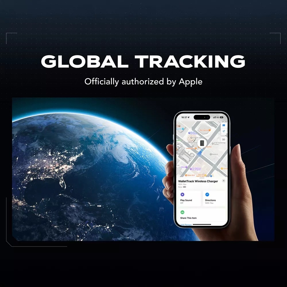 Pin Dự Phòng VEGER X5 WalletTrack 5000mAh – MagSafe, Find My, Ví RFID, Sạc Nhanh 20W