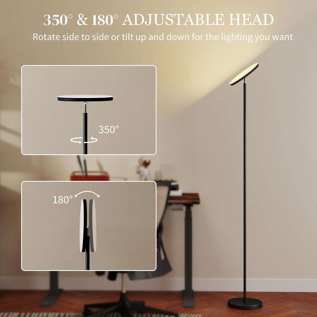 Đèn LED Đứng Thông Minh Yotutun RGB FLE-036 Xoay 350° Điều Khiển Remote Cao 1.75m