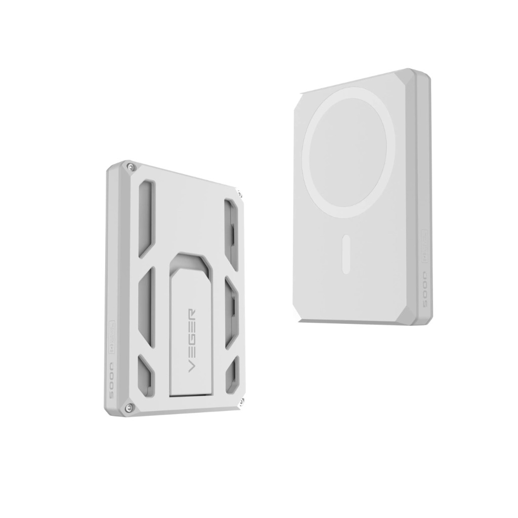 Pin Dự Phòng VEGER X5 WalletTrack 5000mAh – MagSafe, Find My, Ví RFID, Sạc Nhanh 20W