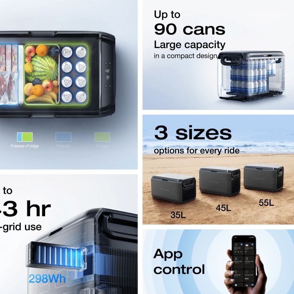 Tủ lạnh di động EcoFlow GLACIER Classic Chính Hãng Full VAT