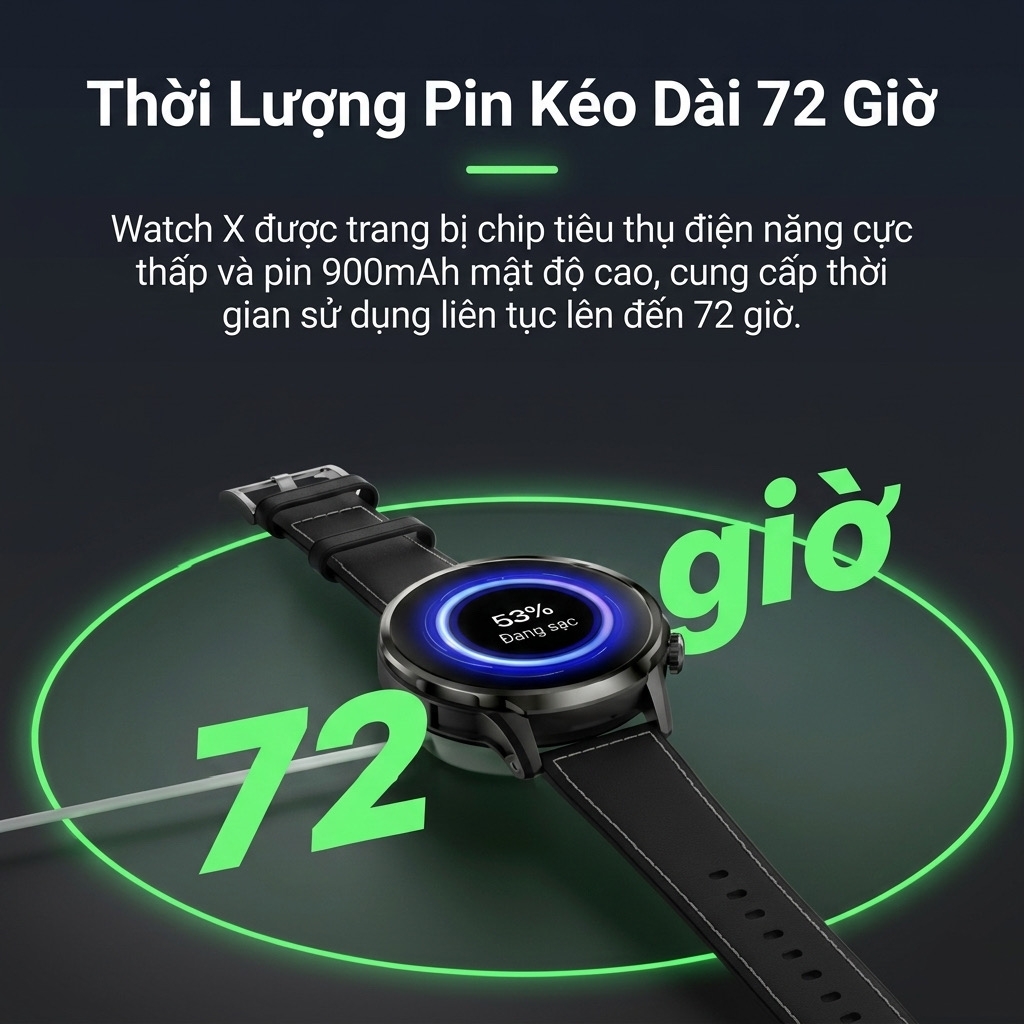 Đồng Hồ Thông Minh Xiaomi Black Shark Watch X Lắp Sim Độc Lập - Hàng Chính Hãng