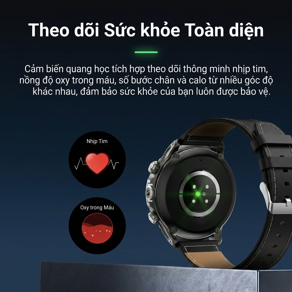 Đồng Hồ Thông Minh Xiaomi Black Shark Watch X Lắp Sim Độc Lập - Hàng Chính Hãng
