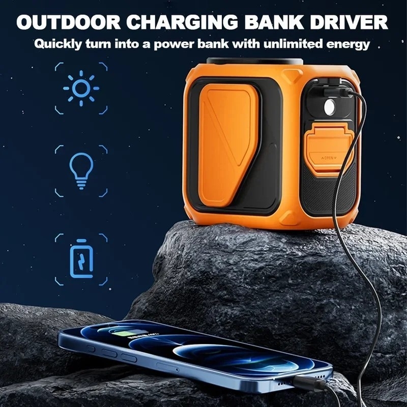 Quạt Kẹp Hông JF135 4000mAh Đeo Thắt Lưng, Đeo Cổ, Cầm Tay Đa Năng