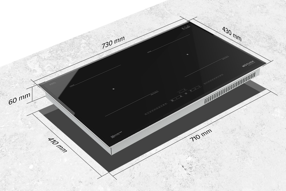 Bếp đôi điện từ MUTLICH MIG0908 - Nhập Nguyên Chiếc Tại Đức