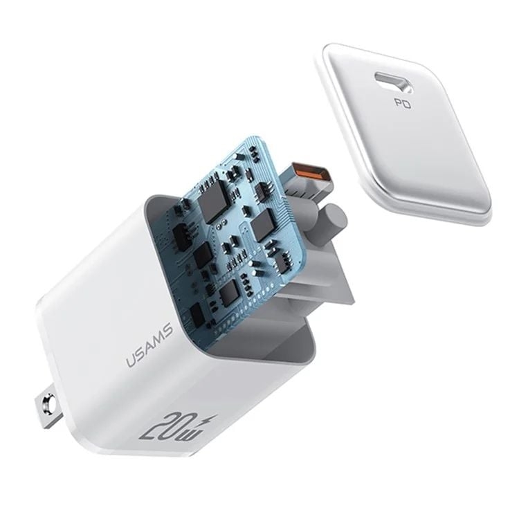 Củ Sạc Nhanh USAMS CC184 Fast Charging 1C Series PD 20W