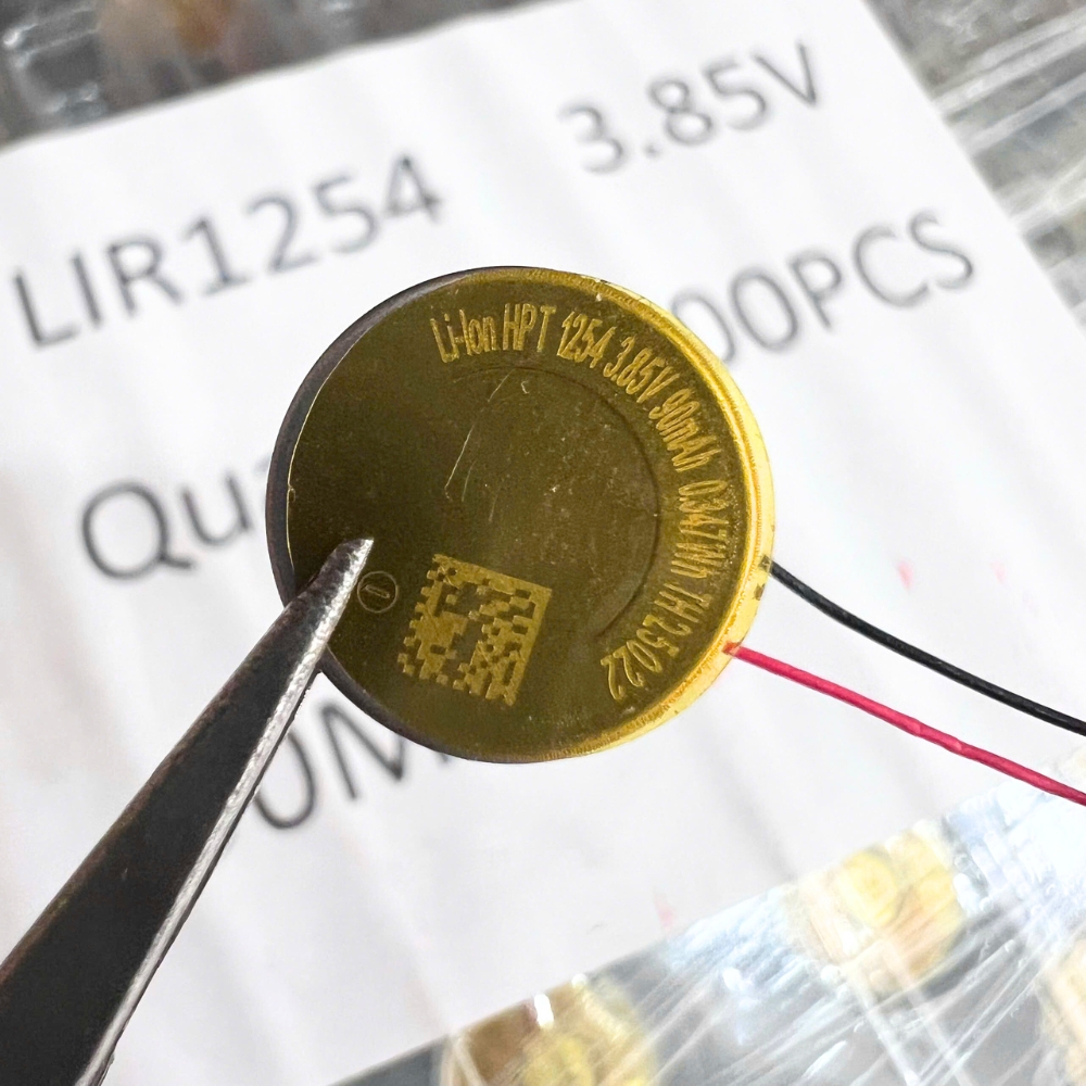 Pin LIR 1254 3.85V 90mAh Có Dây Nguồn