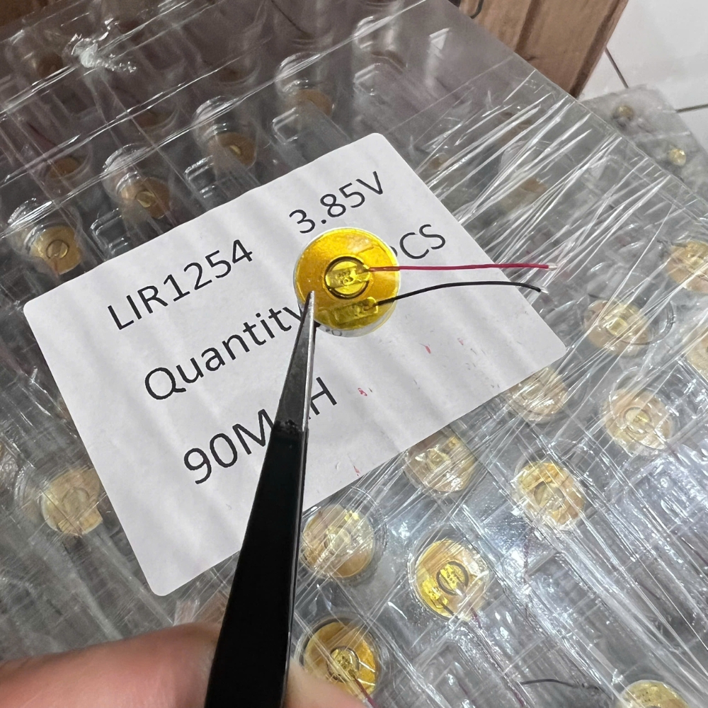 Pin LIR 1254 3.85V 90mAh Có Dây Nguồn