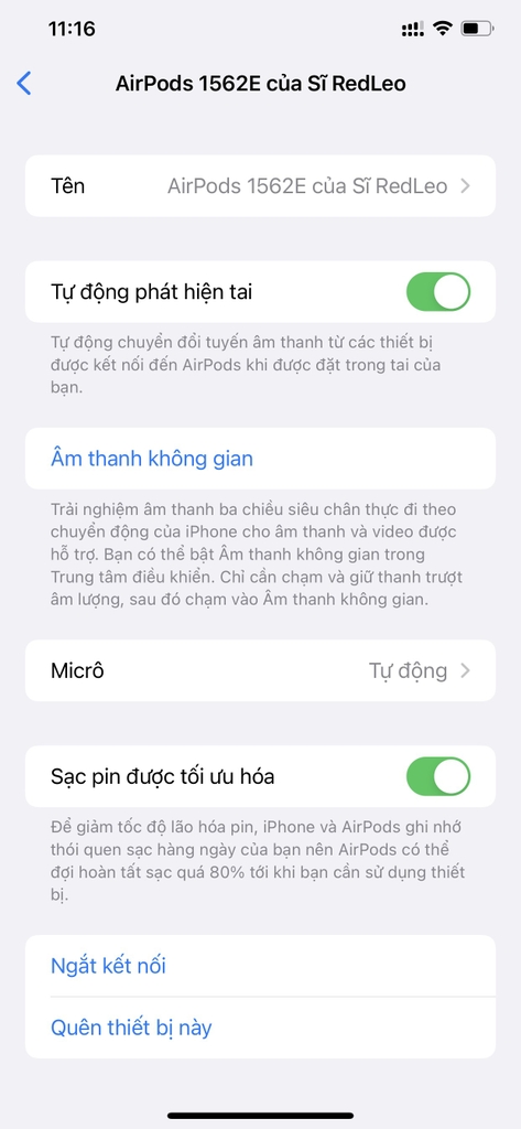 Tai Nghe Ap 3 Louda Hổ Vằn 1562E ENC Pin 8H, Âm Không Gian Thật