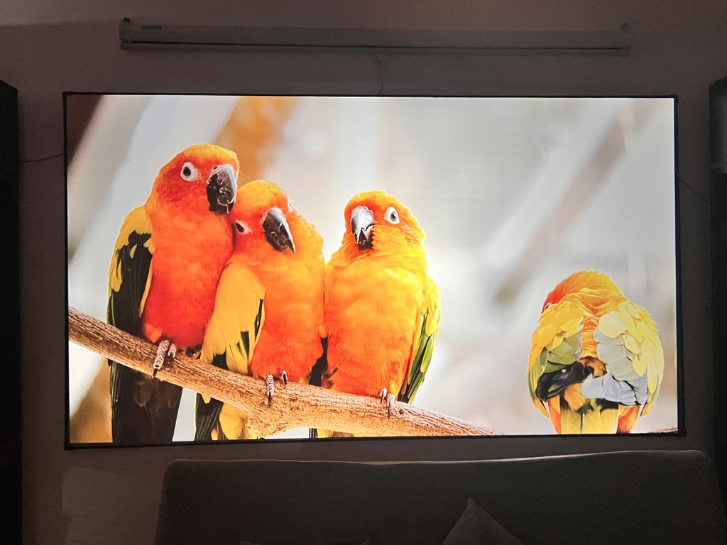 MÀN CHIẾU 100INCH TƯƠNG PHẢN CAO 16:9 KHUNG FIX FRAME