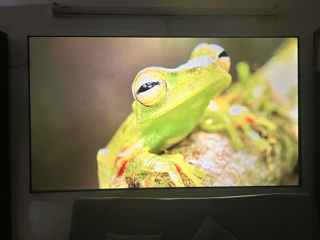 MÀN CHIẾU 100INCH TƯƠNG PHẢN CAO 16:9 KHUNG FIX FRAME