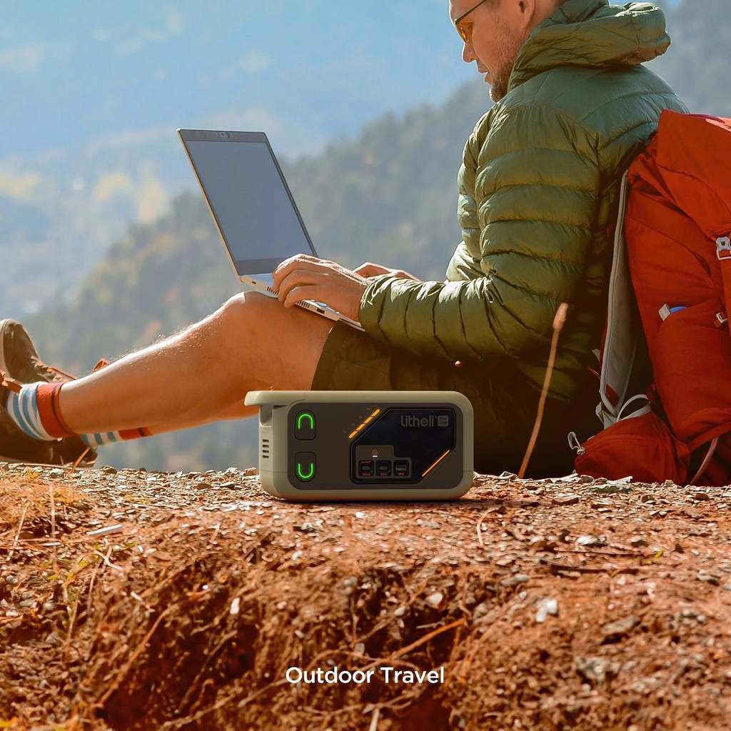 Siêu Phẩm Camping Trạm Điện Di Động Litheli Flint B300SE (255Wh-300W-78.000mAh-220v)