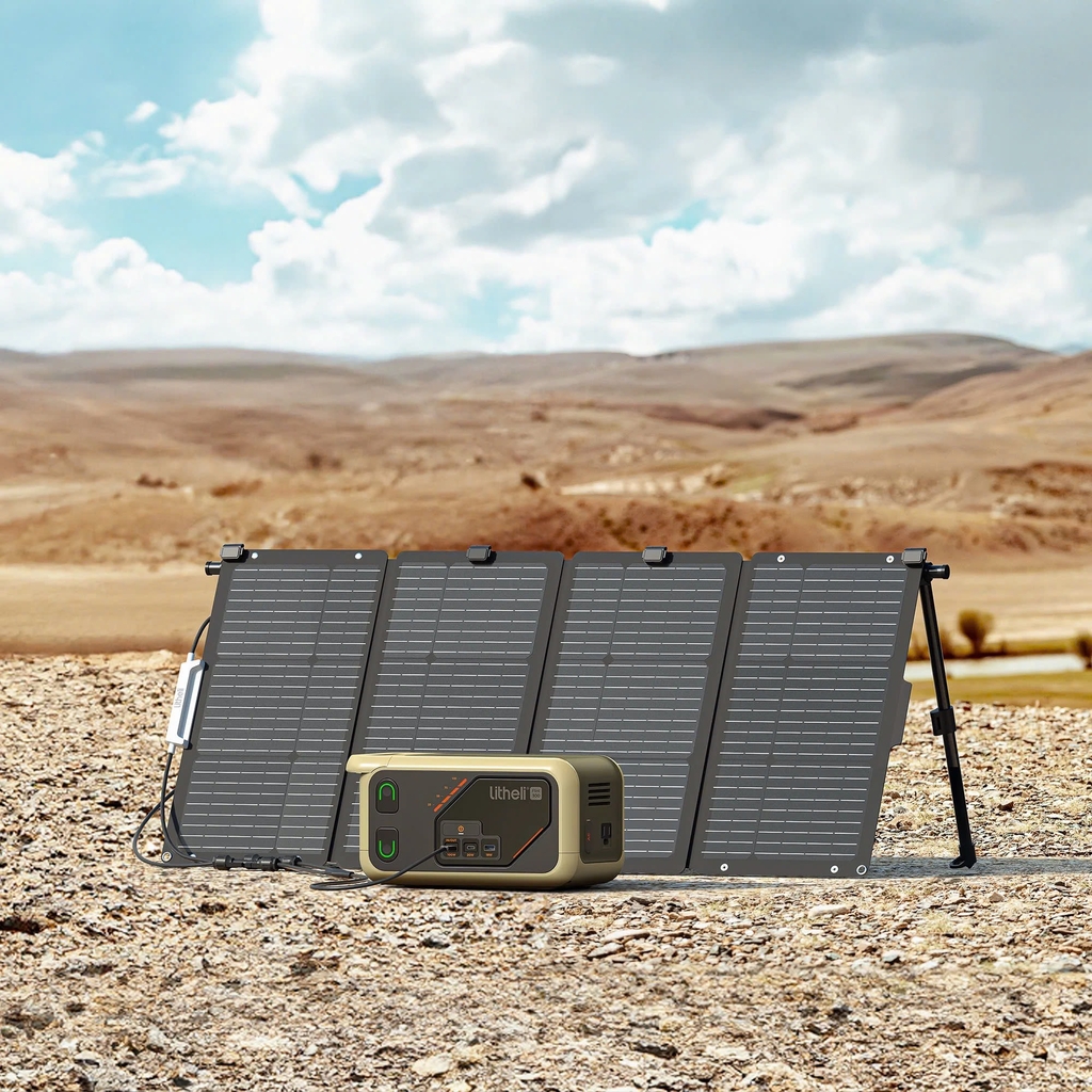 Siêu Phẩm Camping Trạm Điện Di Động Litheli Flint B300SE (255Wh-300W-78.000mAh-220v)