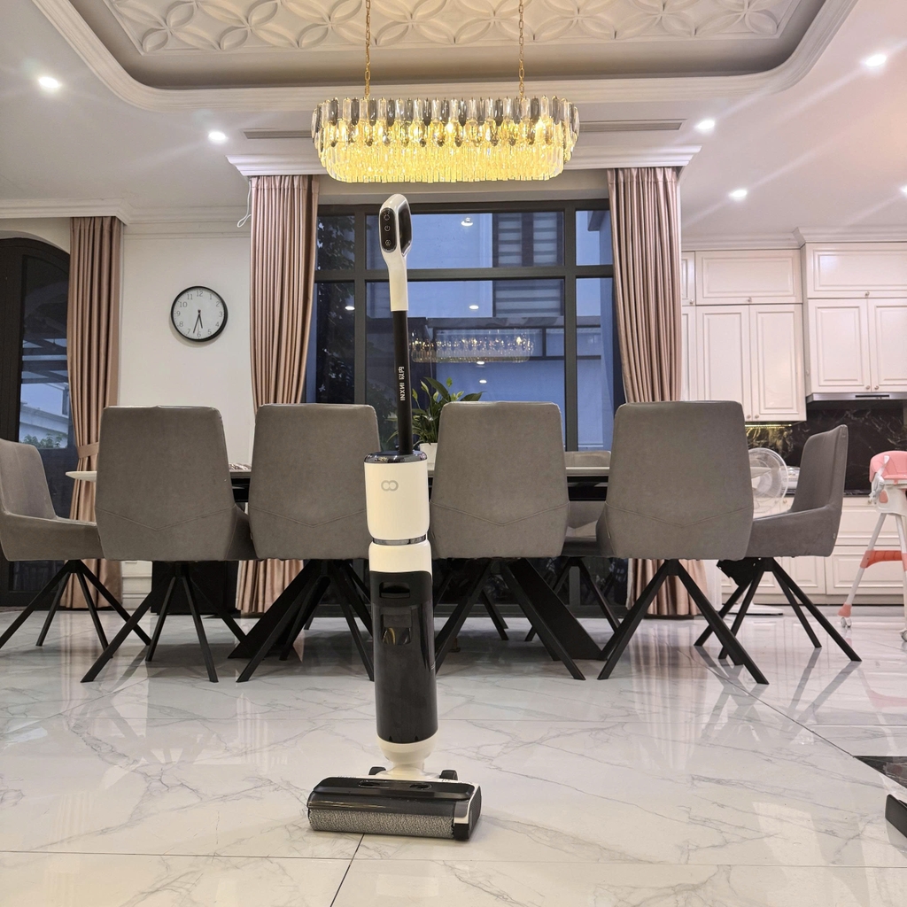 Máy lau nhà & hút bụi INXNI Z3 Pro - 3 trong 1, tự sấy giẻ, diệt khuẩn