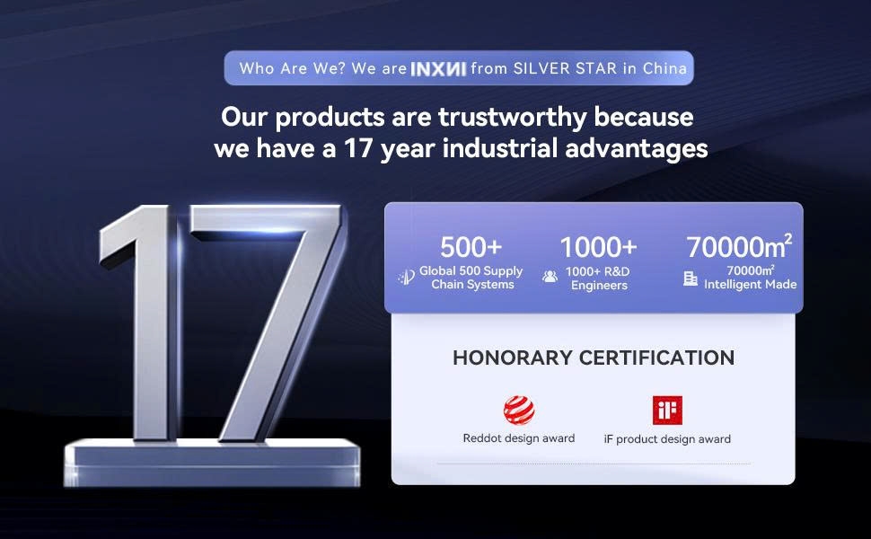 Máy lau nhà & hút bụi INXNI Z3 Pro - 3 trong 1, tự sấy giẻ, diệt khuẩn