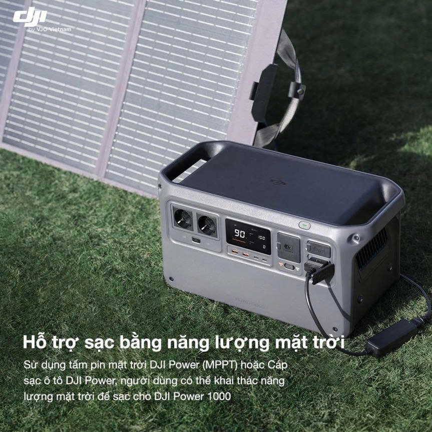 Trạm điện di động DJI Power 1000 – 1024Wh | 2200W | Pin LiFePO₄ Chính Hãng