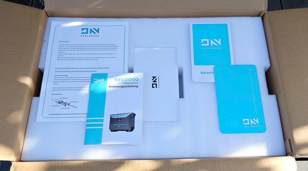 Trạm điện di động DaranEner NEO2000 - 2073,6Wh, Công suất 2000W, Sạc đầy 1,8 giờ