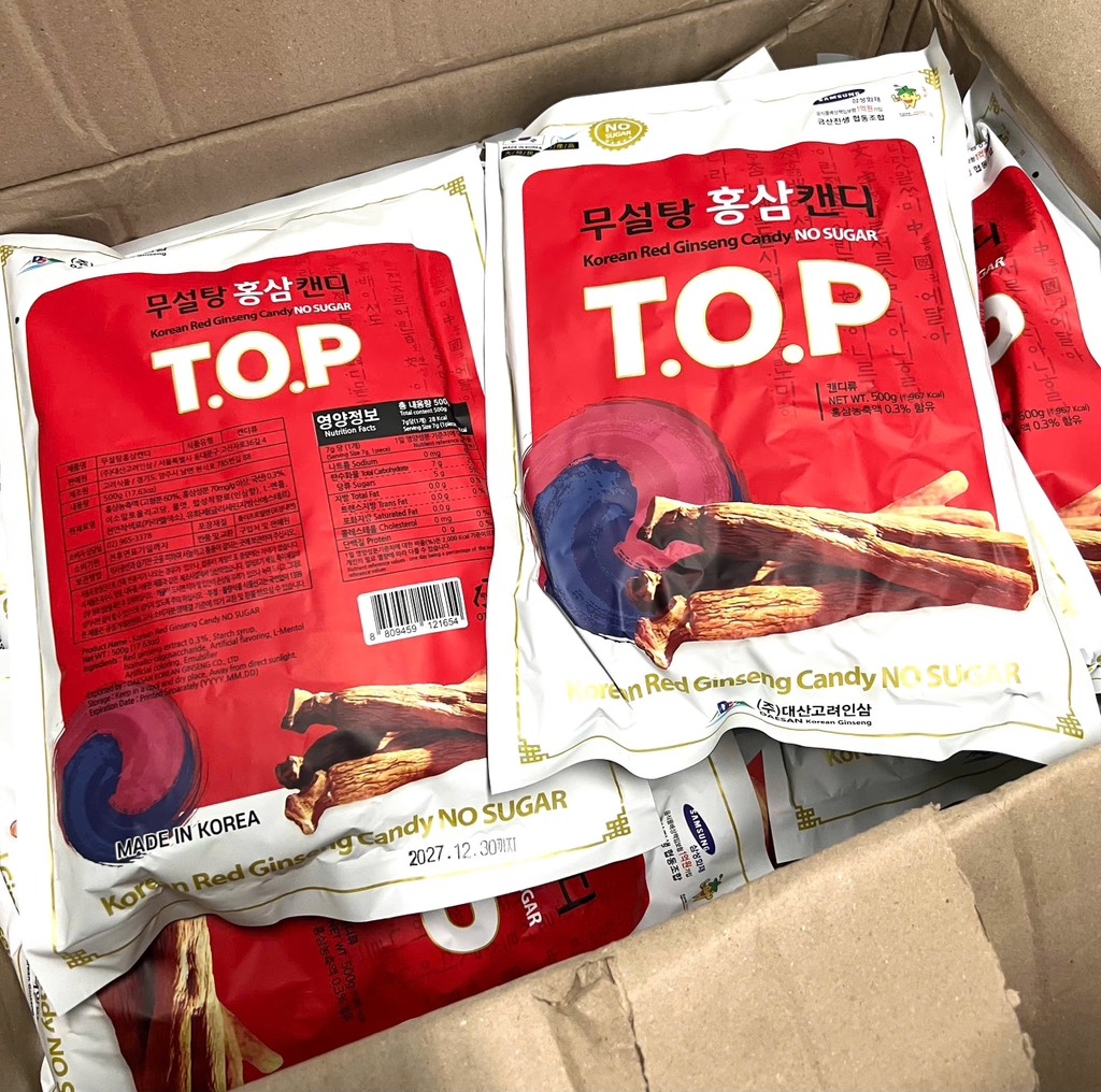 KẸO SÂM KHÔNG ĐƯỜNG 500 TOP