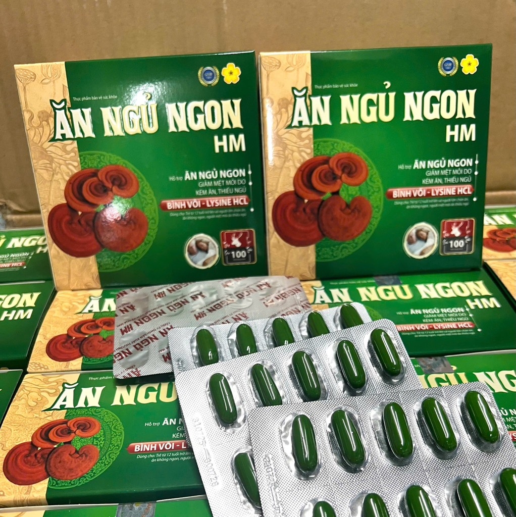 ĂN NGỦ NGON HM HM h/100viên