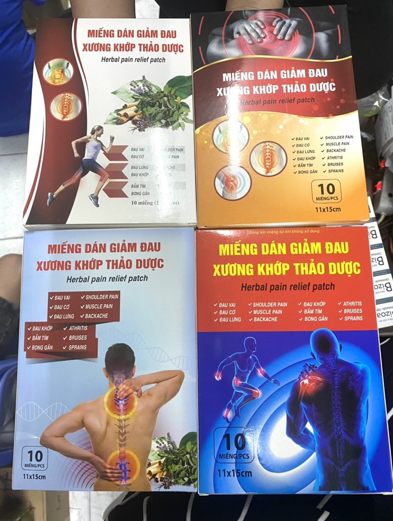 DÁN GIẢM ĐAU XƯƠNG KHỚP THẢO DƯỢC