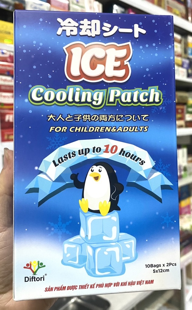 Dán hạ sốt ICE Cooling patch Hộp 10b/2m