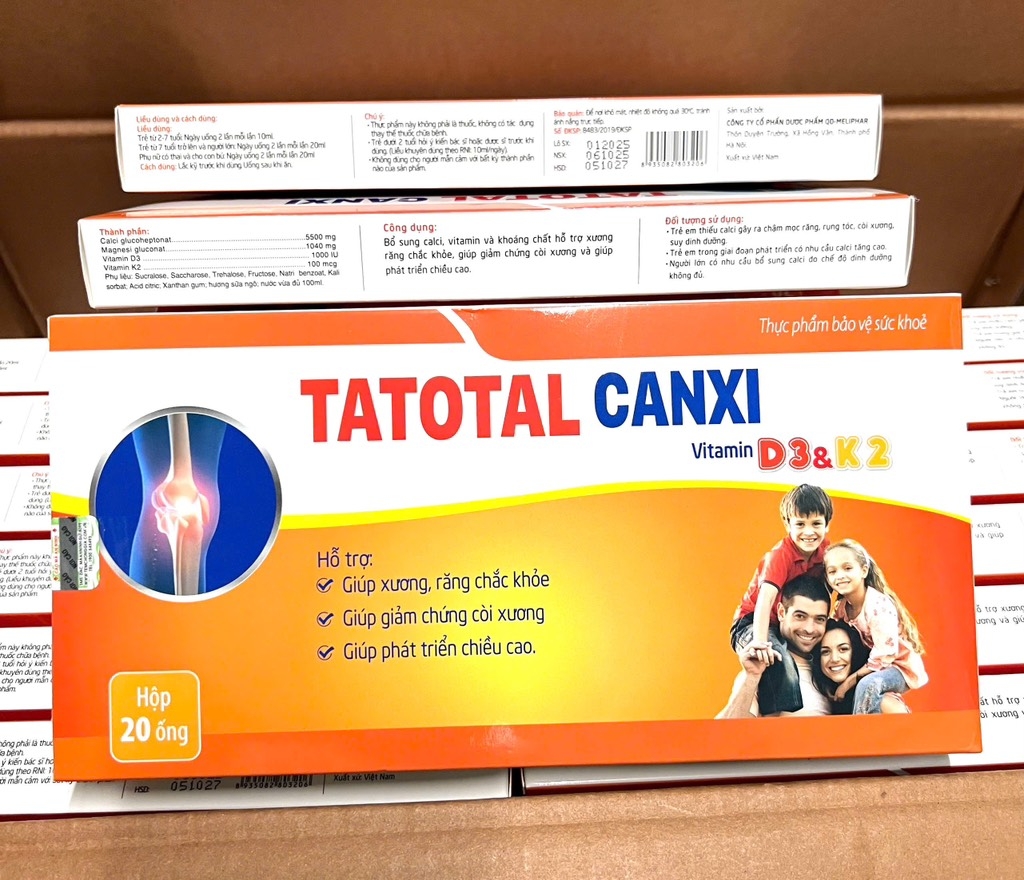 TATOTAL CANXI D3 K2 h/20ống