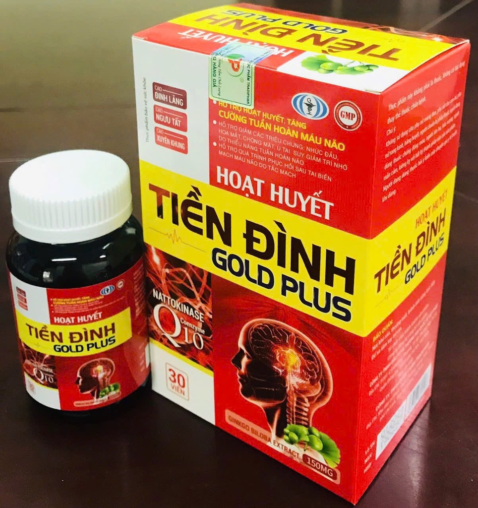 HOẠT HUYẾT TIỀN ĐÌNH GOLD PLUS C/30v