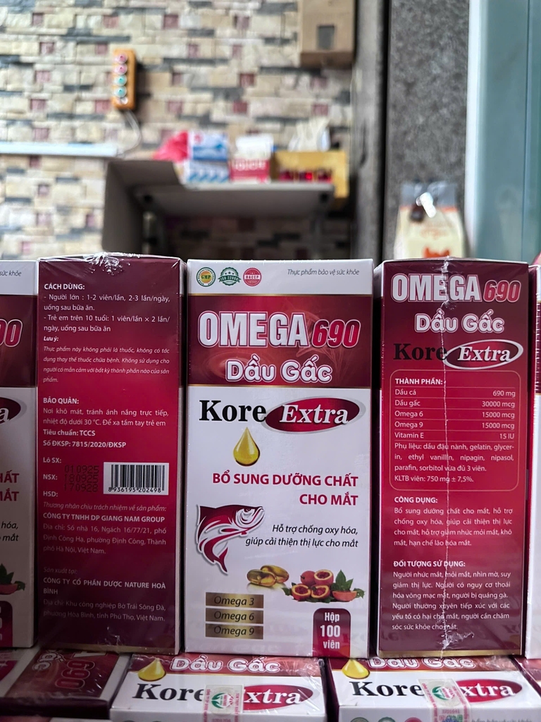 OMEGA 369 DẦU GẤC 690 kore extra