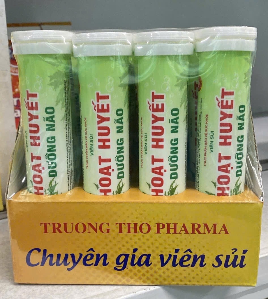 SỦI HOẠT HUYẾT DƯỠNG NÃO TT ( lốc 12tip )