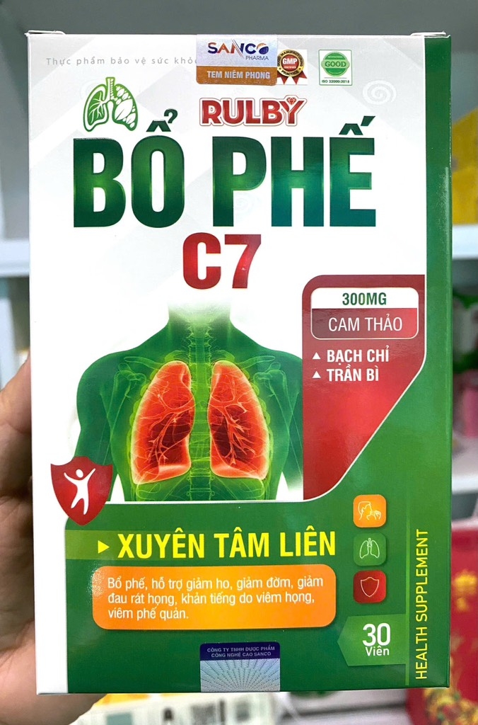 Cherry bổ phế ch/30viên