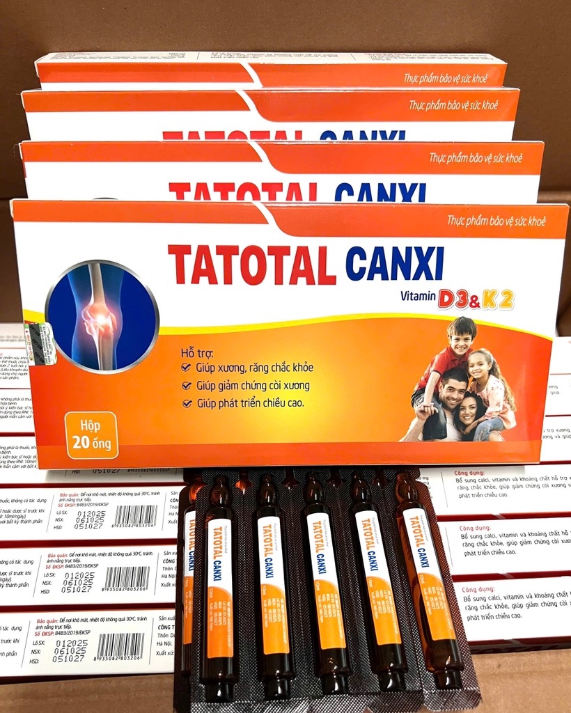 TATOTAL CANXI D3 K2 h/20ống