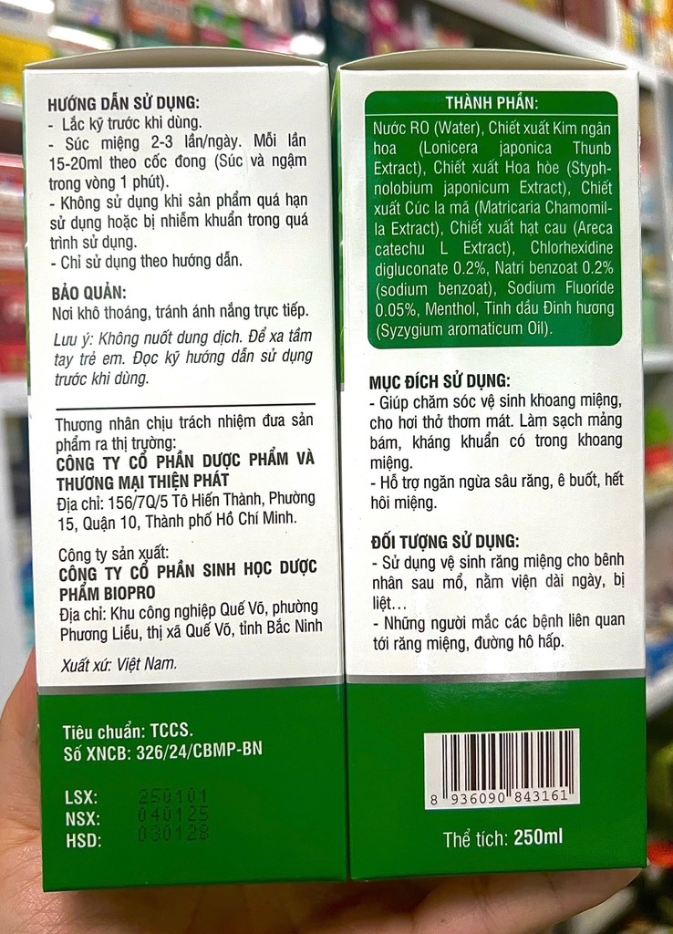 NƯỚC SÚC MIỆNG TP 68.68