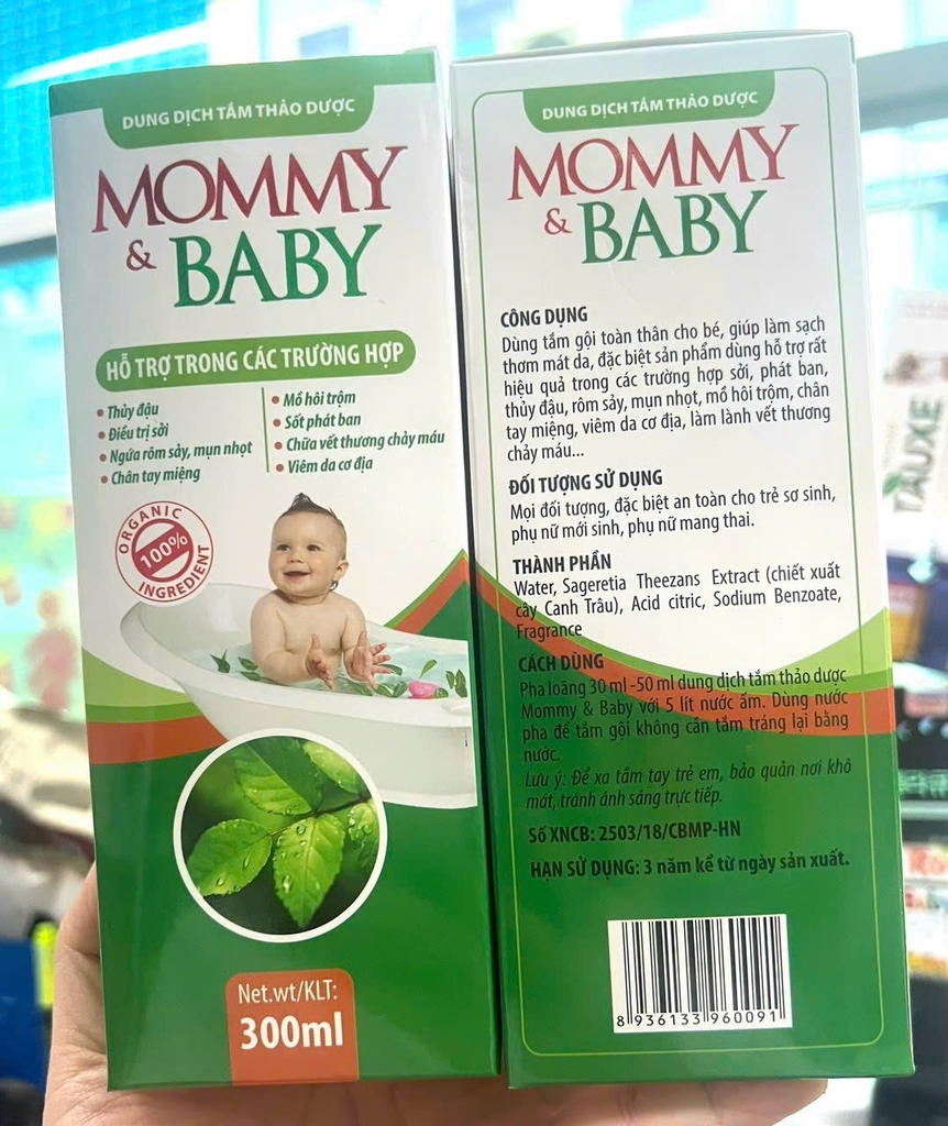 SỮA TẮM THẢO DƯỢC MOMMY BABY