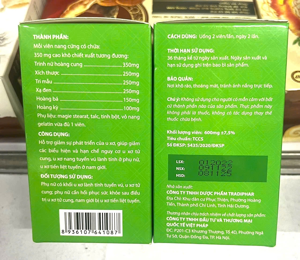 TRINH NỮ HOÀNG CUNG TRADIPHAR