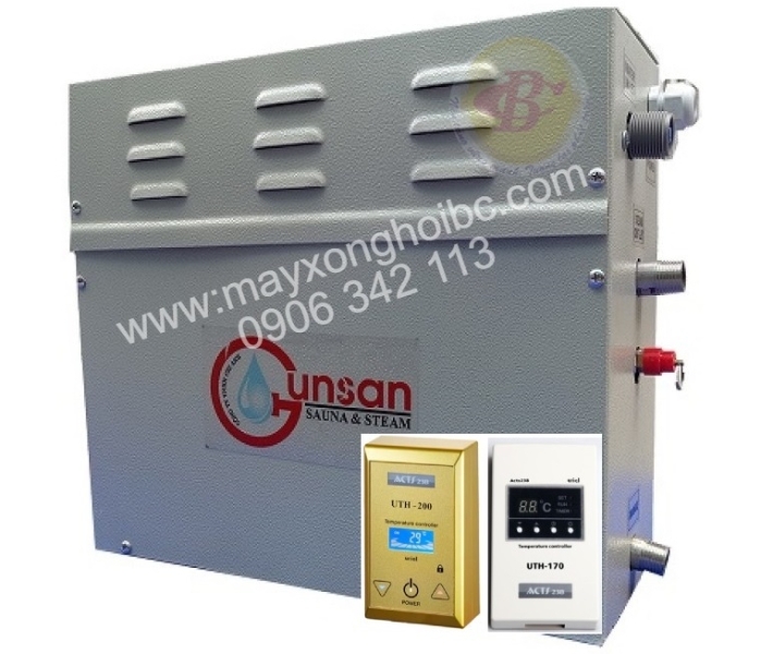 Máy xông hơi ướt Gunsan 4,5kw điện tử