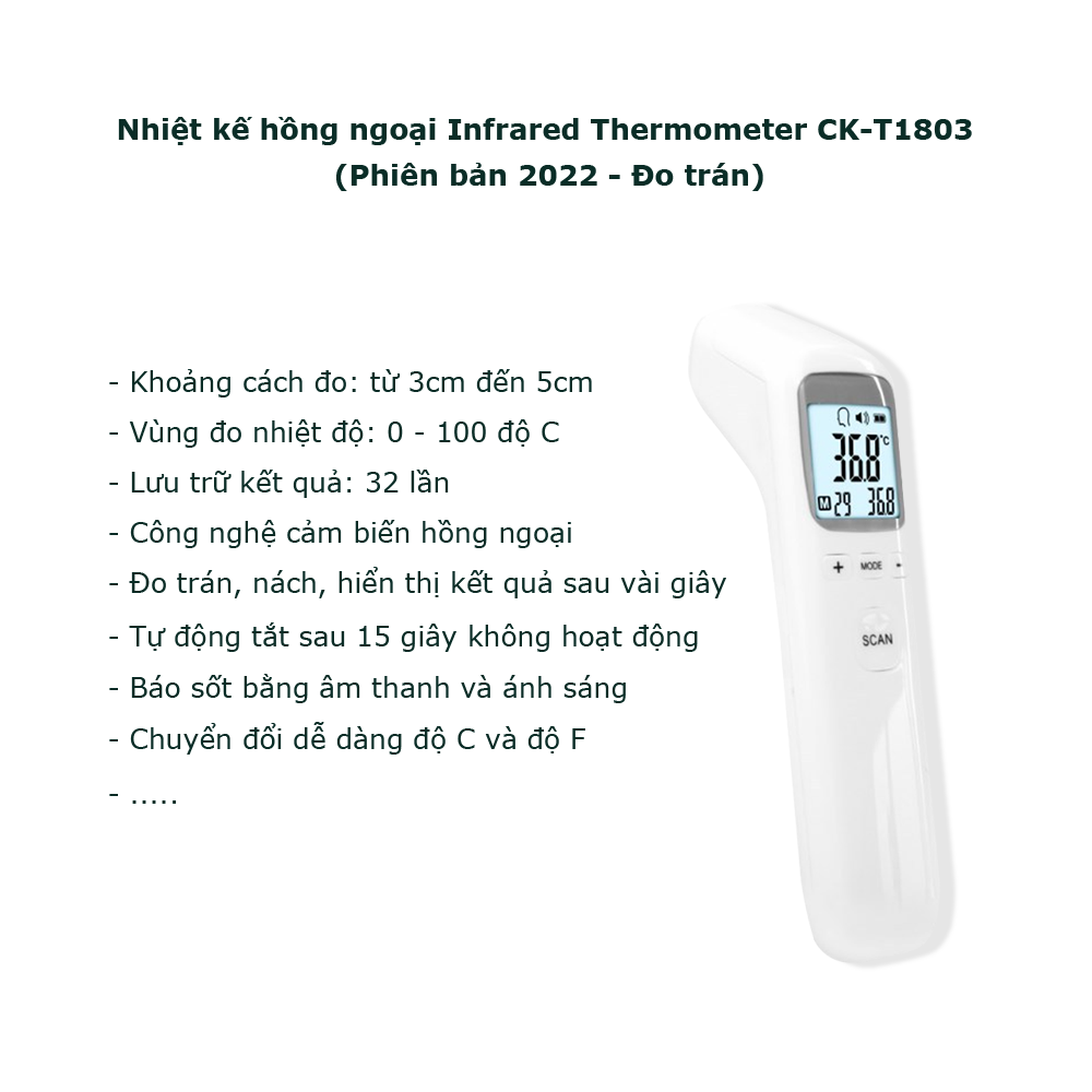 3. Khoảng Cách Đo Nhiệt Kế Hồng Ngoại