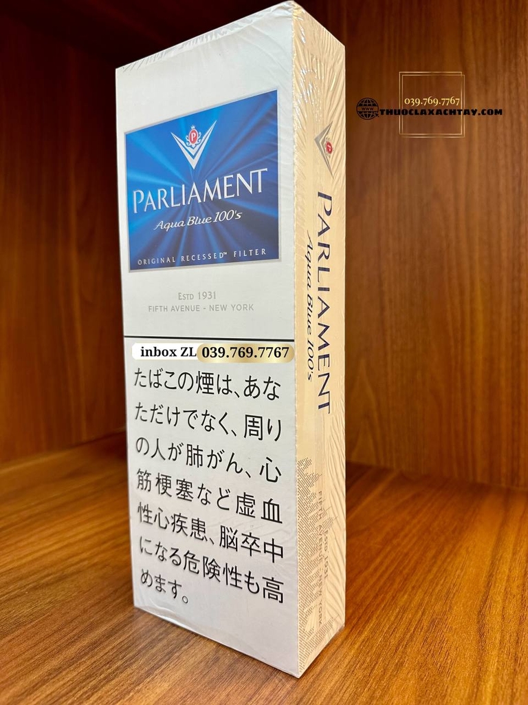 Thuốc Lá Parliament Aqua Blue | Thuoclangoaixachtay.com