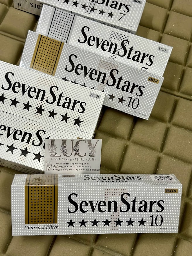 Thuốc lá Seven Stars 4mg + 7mg + 10mg + 14mg | Thuoclangoaixachtay.com