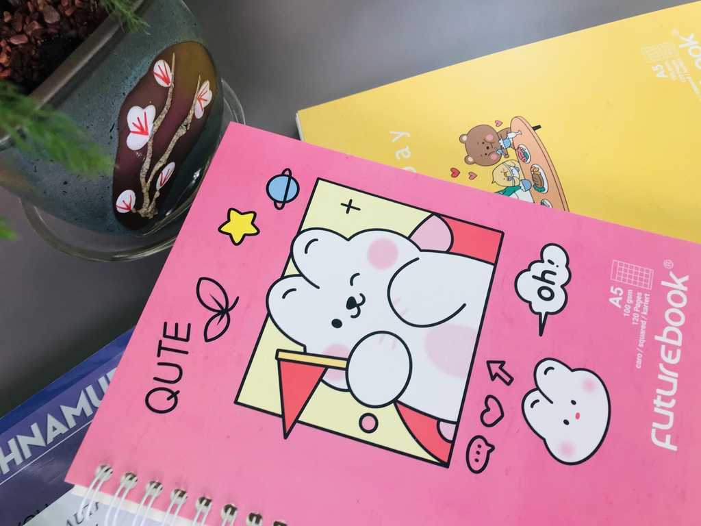 Sổ tay lò xo hoạ tiết bìa cute FutureBook