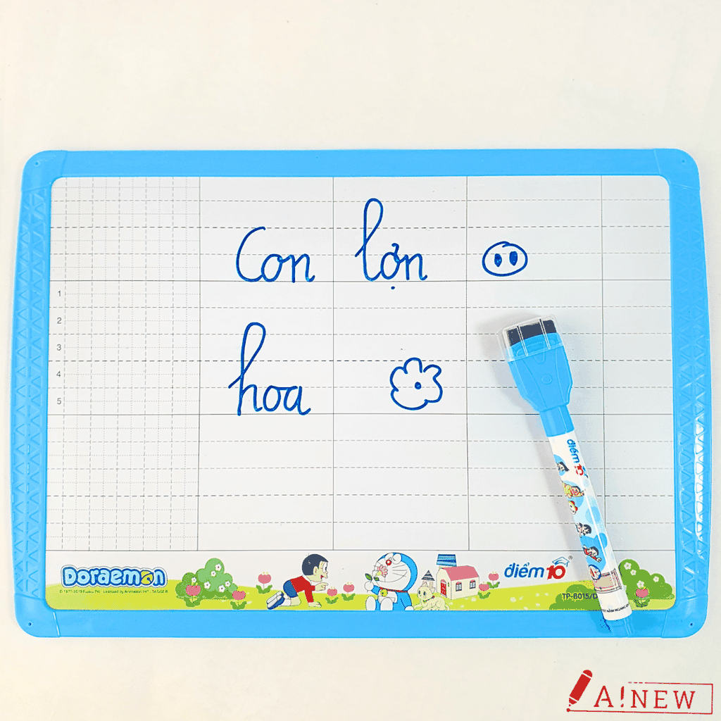 Bộ bảng học sinh 2 mặt / Bao gồm bút lông, phấn, bông lau bảng / Bảng bộ TP-B015/DO / mã số 543594
