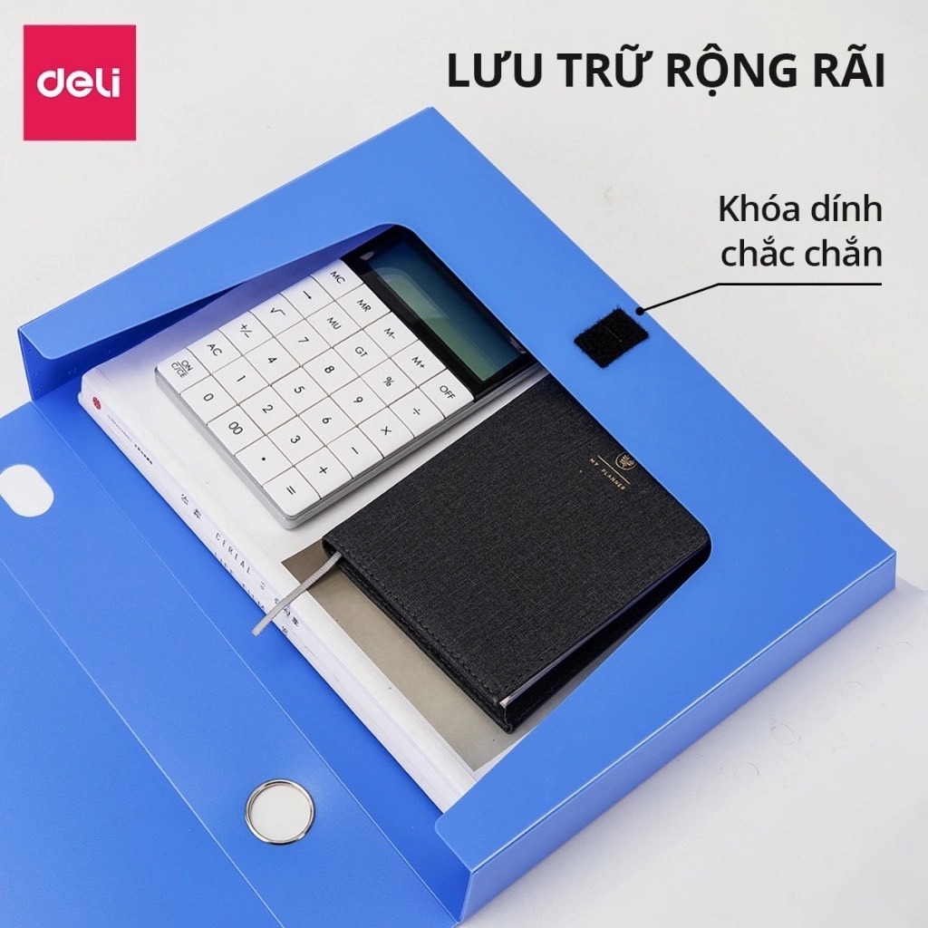 Bìa Hộp THÔNG DỤNG  7.5F  Deli 31116